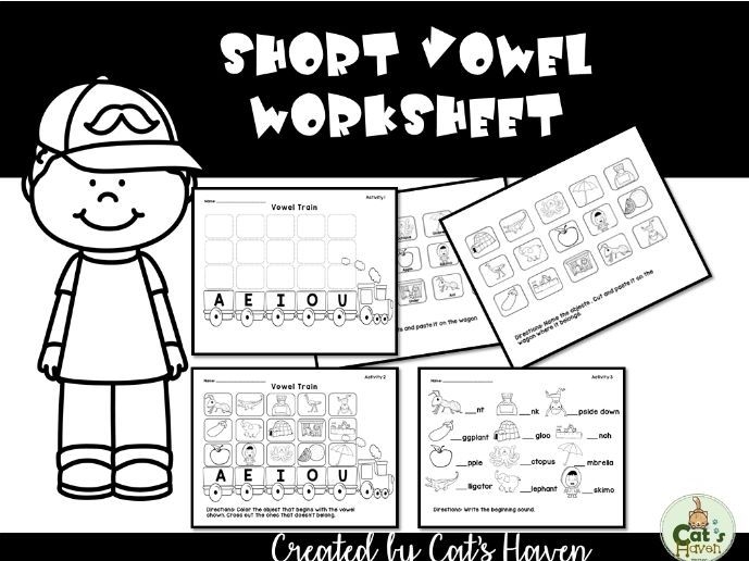Short Vowel Train Worksheet