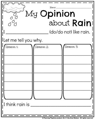 Spring Writing Prompts For First Grade