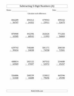 Show Me The Money! Six-Digit Subtraction With Decimals