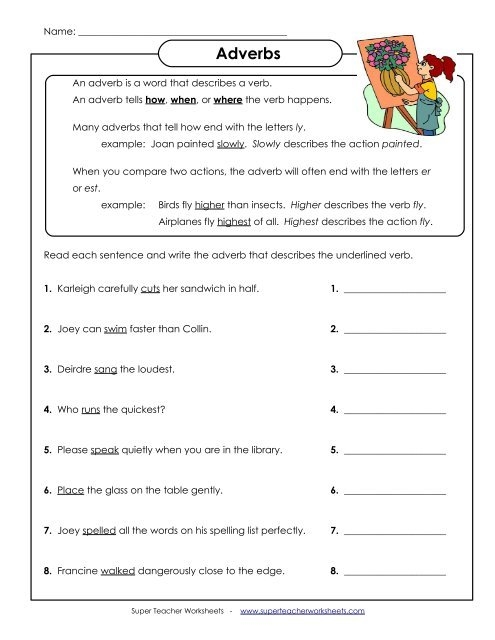 Adverbs That End With