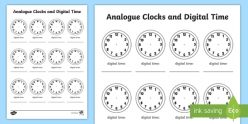 Learning About Analog Clocks