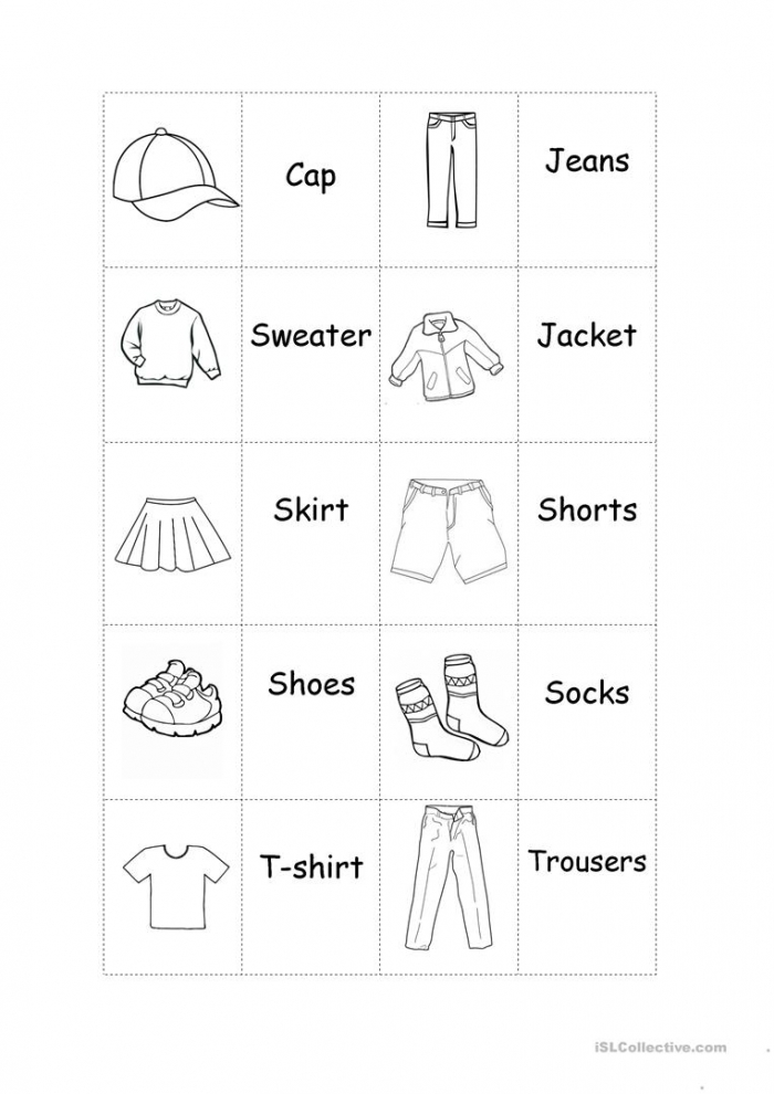 Clothes Memory Game