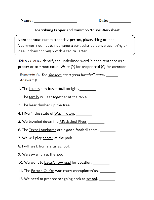 types-of-nouns-worksheet