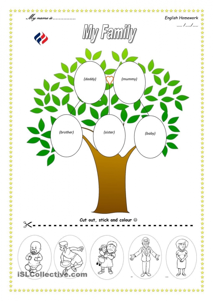 My Family Tree Worksheets 99Worksheets