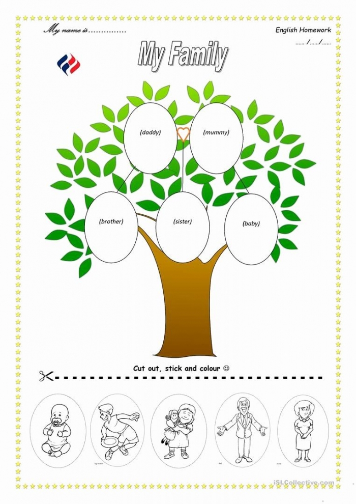 Family Tree Worksheet Printable Free