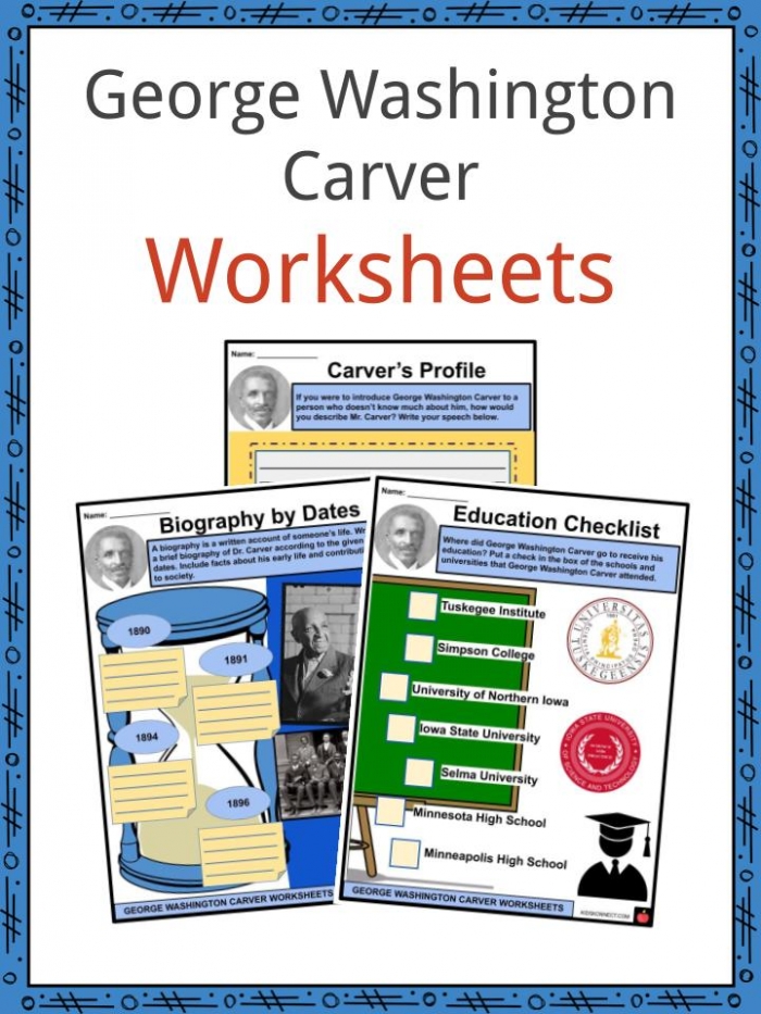 George Washington Carver Facts  Worksheets   Early Life For Kids