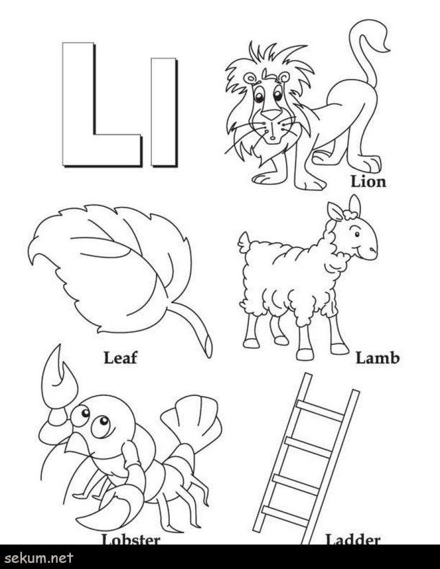 Inspiration Picture Of Letter L Coloring Pages