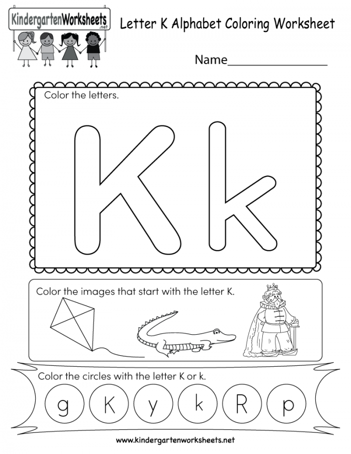 learning the letter k worksheets 99worksheets