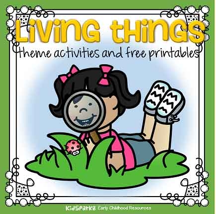 Living Things Theme Activities And Printables For Preschool And