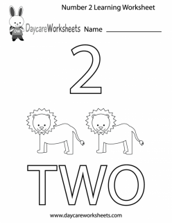 Preschool Math: All About The Number 2