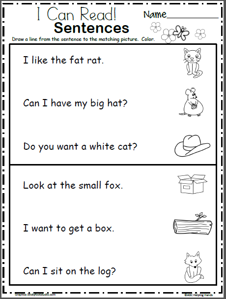 Read And Match The Sentences