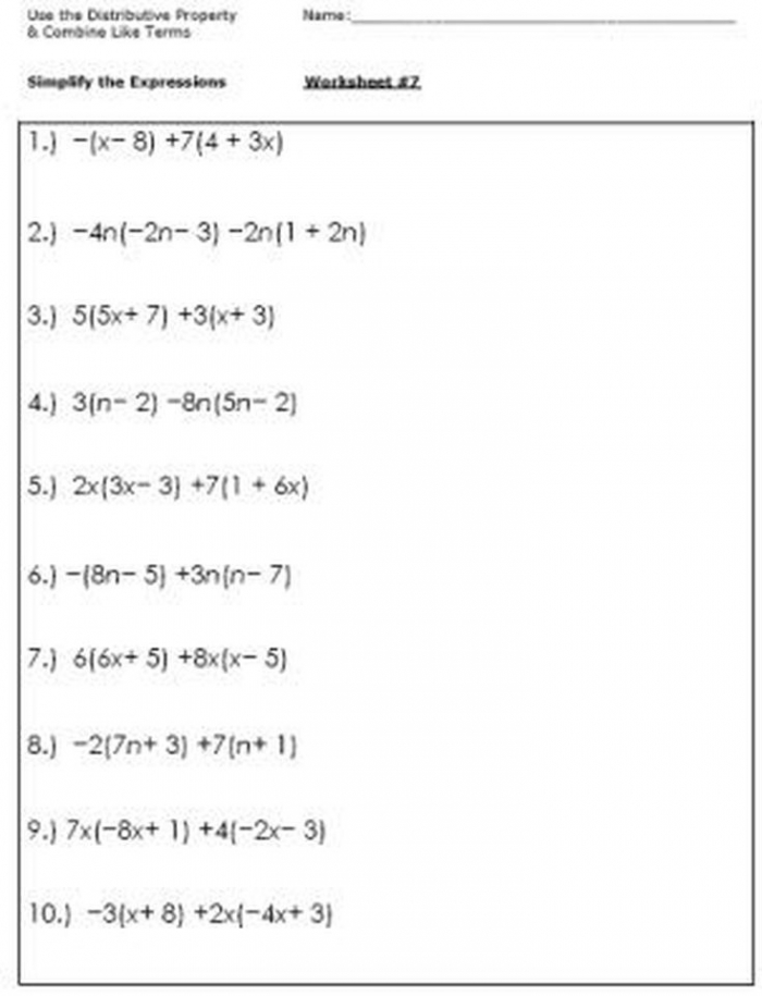 pre-algebra-worksheets-algebraic-expressions-worksheets