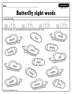 Sight Words: Butterfly