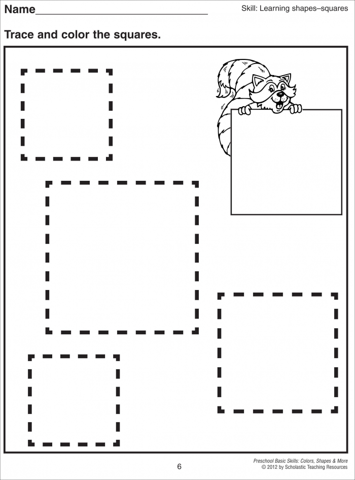 Square Coloring Pages