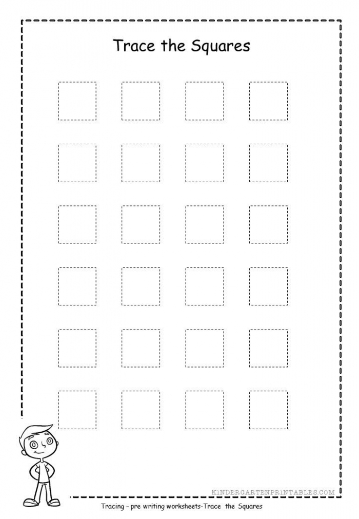 Square Shape Tracing Worksheets Free Printable Square Shape