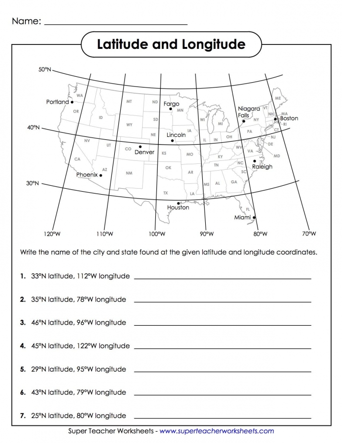With This Worksheet Students Are Using Geography And Math To