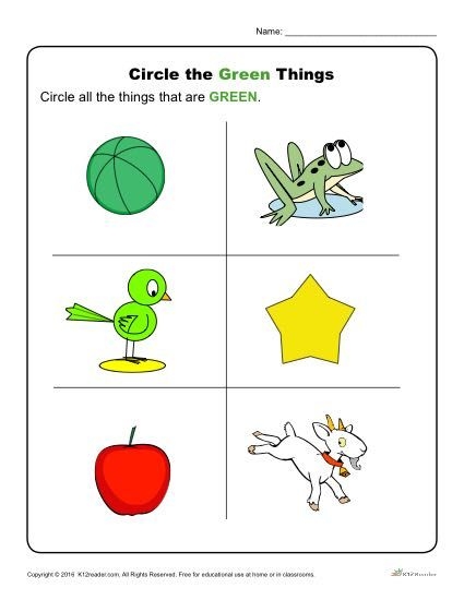 Circle The Green Things