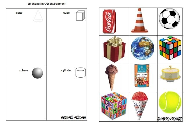 D Shapes Real Life Examples  Cbru
