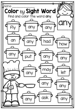 First Grade Sight Words: Them To Use