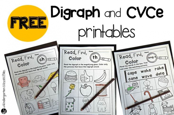 Free Digraph And Cvce Printables