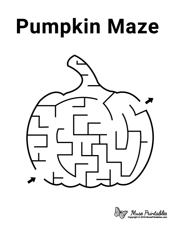 Free Printable Pumpkin Maze Download It At Httpsmuseprintables