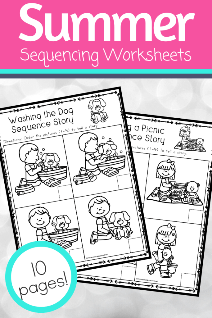 Free Sequencing Worksheets For Summer Learning