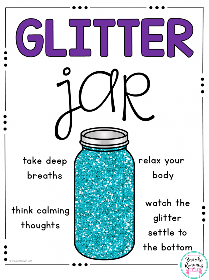 Glitter Jar Social Story  Posters And Reflections To Hep Students