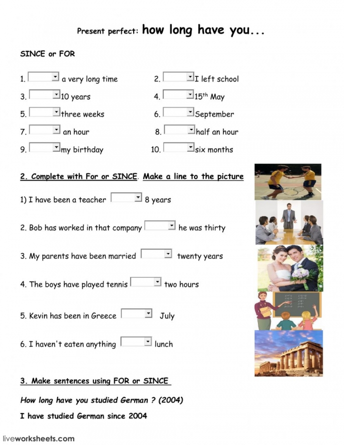 How Long Worksheet