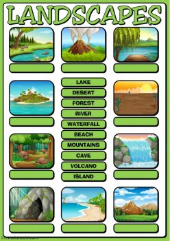 Color The Desert Landscape