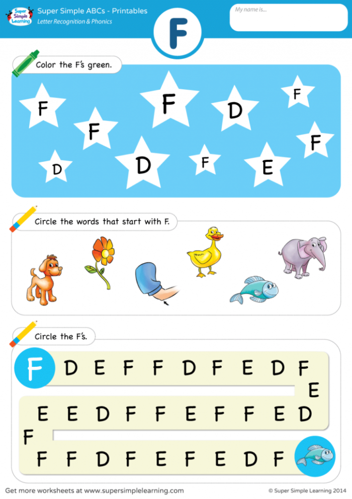 Letter Recognition   Phonics Worksheet