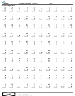 Mixed Minute Math