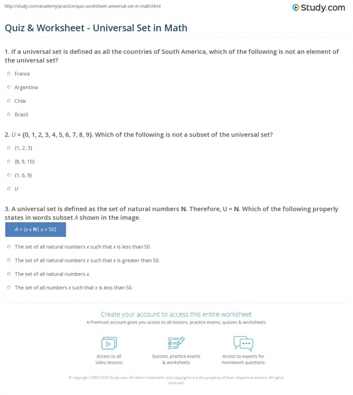 Quiz   Worksheet