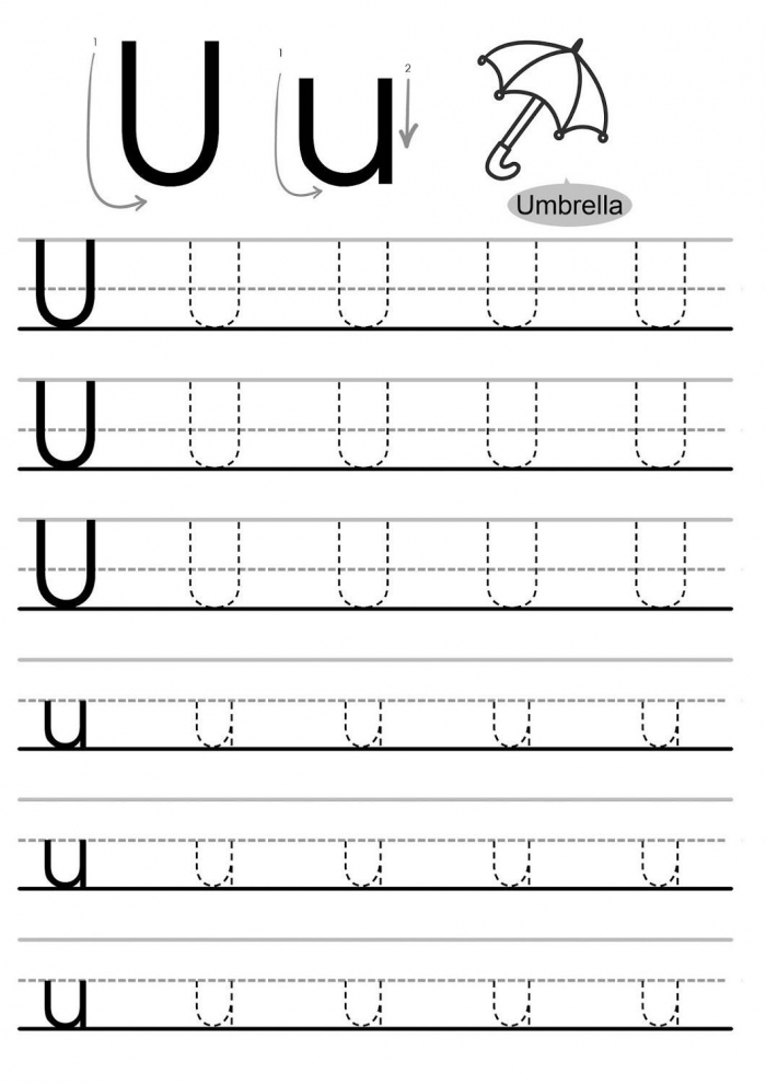 Traceable Letter Worksheets