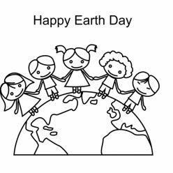 Earth Coloring Page