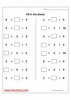 Mid-Year Kindergarten Math Assessment: Subtraction Within 10