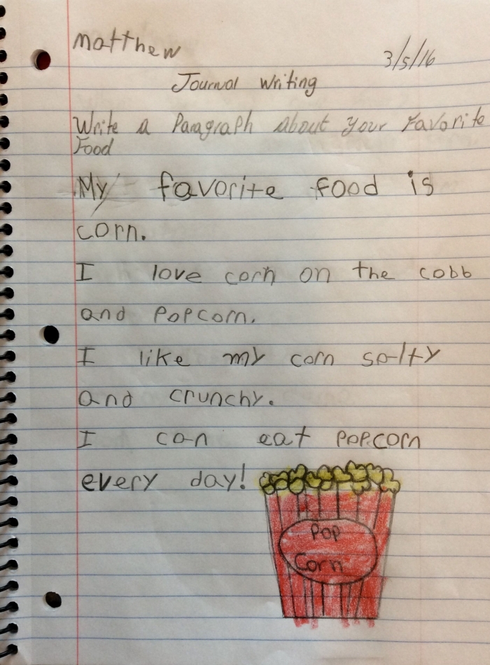 Write A Paragraph About Your Favorite Food