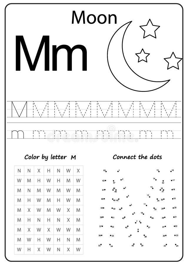 Writing Letter M Worksheet Writing A