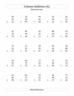 Add It Up! Three-Digit Numbers