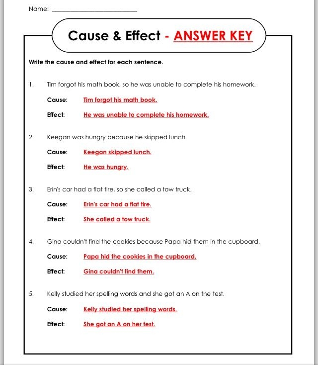  Cause And Effect The Titanic Worksheets 99Worksheets