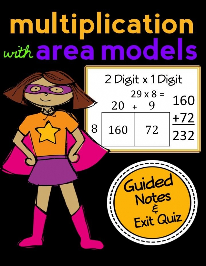 More Area Model Multiplication Worksheets 99Worksheets