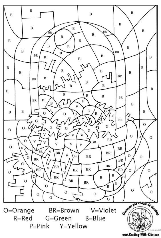 Color By Number Coloring Pages