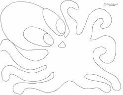 Cutting Wavy Lines: Oliver The Octopus
