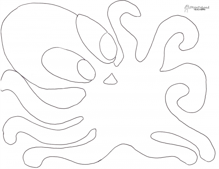 Cut Out Octopus Worksheet