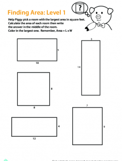 Area Of Rectangular Rooms