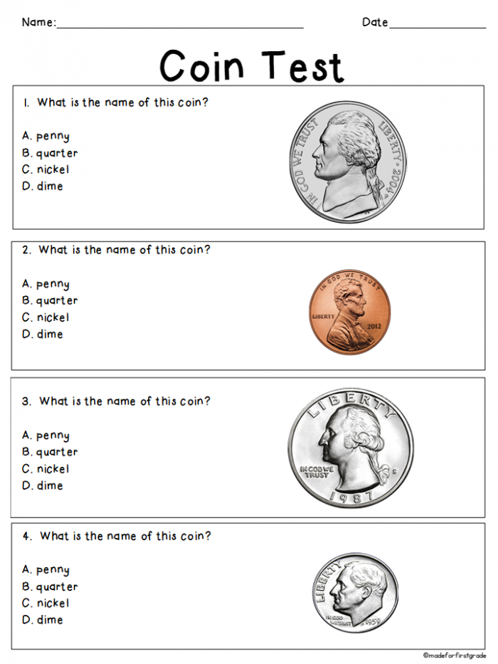First Grade Money Unit Coin Unit