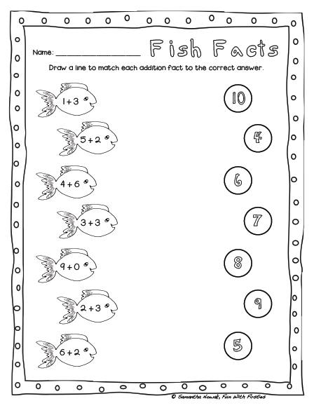 Free Addition Math Station Worksheet   Noise Level Management