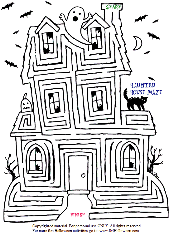 Halloween Haunted House Maze