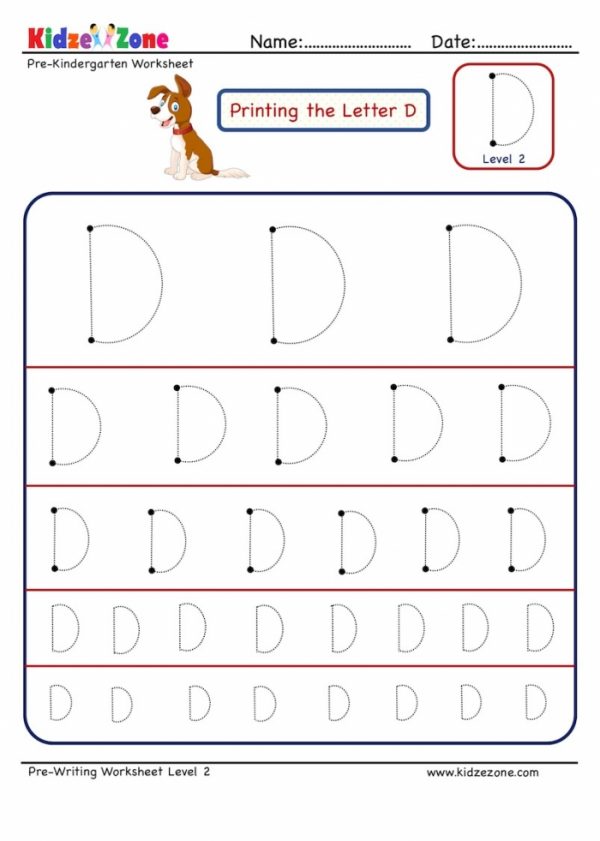 preschool reading writing printable worksheets page 4