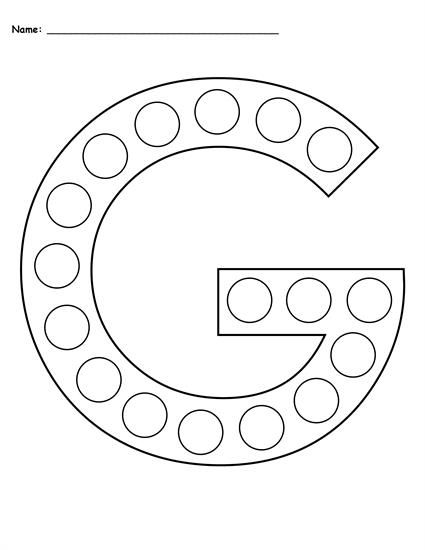 Letter G Do