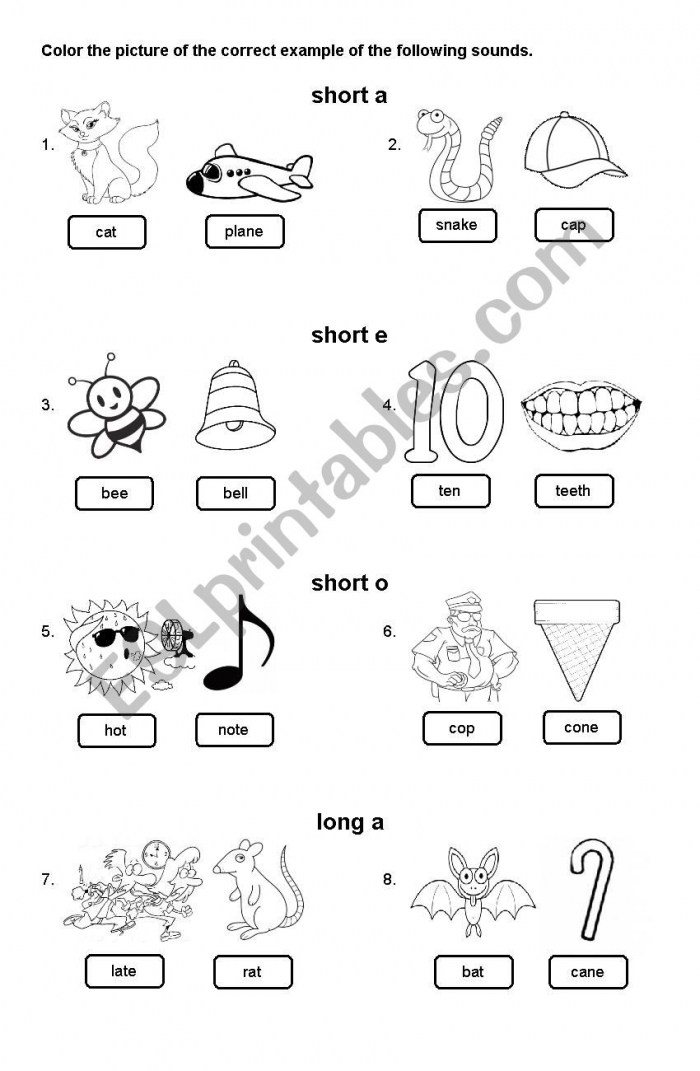 Long Vowels And Short Vowels